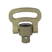 Picture of ALG Defense Swivel  Desert Dirt Color  Forged from 7075 T6 Aluminum  Quick Detach Swivel 05-224S