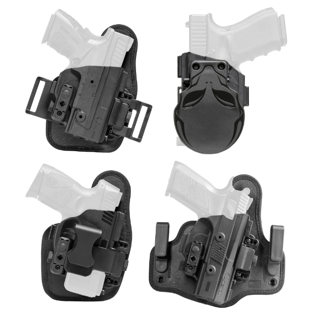 Picture of Alien Gear Holsters Core Carry Package  1.5" Belt Slide Holster  Black  Fits Glock 17  Standard Clips  Right Hand SSHK-0601-RH-D