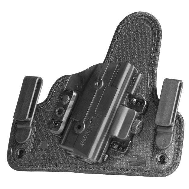 Picture of Alien Gear Holsters Shape Shift Inside Waistband Holster  Black  Fits Sig P365  Standard Clips  Right Hand SSIW-0900-RH-XXX-D