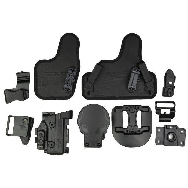 Picture of Alien Gear Holsters ShapeShift Modular Holster System  Core Carry Pack  Fits Springfield Hellcat OSP with MRDS  Right hand  Black SSHK-1029-RH-D