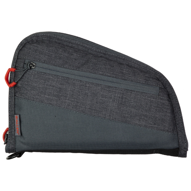 Picture of Allen Auto-Fit 2.0  Pistol Case  9" Long  Nylon  Gray and Red 7748