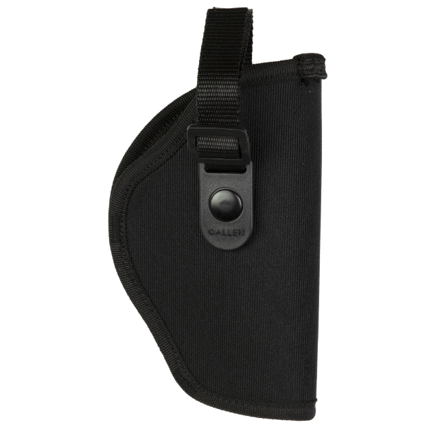 Picture of Allen Cortez  Outside Waistband Holster  Fits Large Autos with 3.5"-4.5" Barrels  Nylon Construction  Snap Closure  Matte Finish  Black  Right Hand 44807