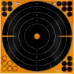 Picture of Allen EZ AIM Adhesive  Bullseye  12" Square  25 Pack  Black/Orange 1531725