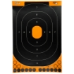 Picture of Allen EZ AIM Adhesive  Handgun Trainer  12" x 18"  5 Pack  Black/Orange 15501