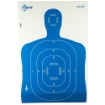 Picture of Allen EZ AIM Adhesive  Handgun Trainer  12" x 18"  5 Pack  Blue/White & Black/Orange 15579