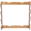Picture of Allen Four Gun Wooden Wall Rack  Solid Wood Construction  24.5"X24.5"x4.25"  Natural Finish 18550