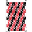 Picture of Allen House of Cards EZ Aim  Paper Targets  3 Pack  23"X35"  Black and Red 15655
