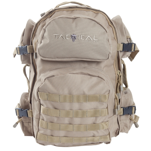 Picture of Allen Intercept Tactical Pack  Tan EnduraFabric 18.5"x16"x10"  2500 Cubic Inch  Hydration Compatible Compression Straps  Padded Shoulder Straps With Adjustable Sternum Strap  Internal Organizer Compartments  Side Carrying Handles 10858