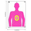 Picture of Allen Pink Silhouette EZ Aim  Paper Targets  3 Pack  12"X18"  Pink 15646