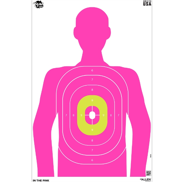 Picture of Allen Pink Silhouette EZ Aim  Paper Targets  3 Pack  23"X35"  Pink 15653
