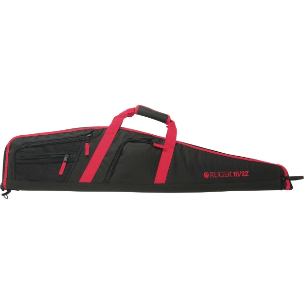 Picture of Allen Ruger Flagstaff 10/22 Single Scoped Rifle Case  40"  Black/Red Finish  Endura Fabric 375-40