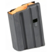 Picture of Ammunition Storage Components Magazine  223 Rem  Fits AR-15  5Rd  Stainless  Black  Orange Follower 5-223-SS-BM-O-ASC