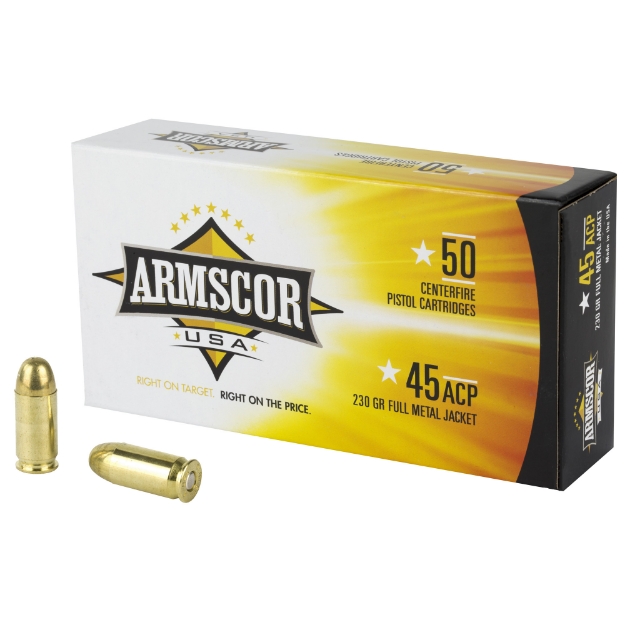 Picture of Armscor 45 ACP  230 Grain  Full Metal Jacket  50 Round Box FAC45-12N