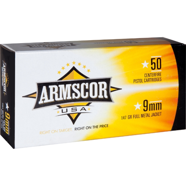 Picture of Armscor 9MM  147 Grain  Full Metal Jacket  50 Round Box FAC9-5