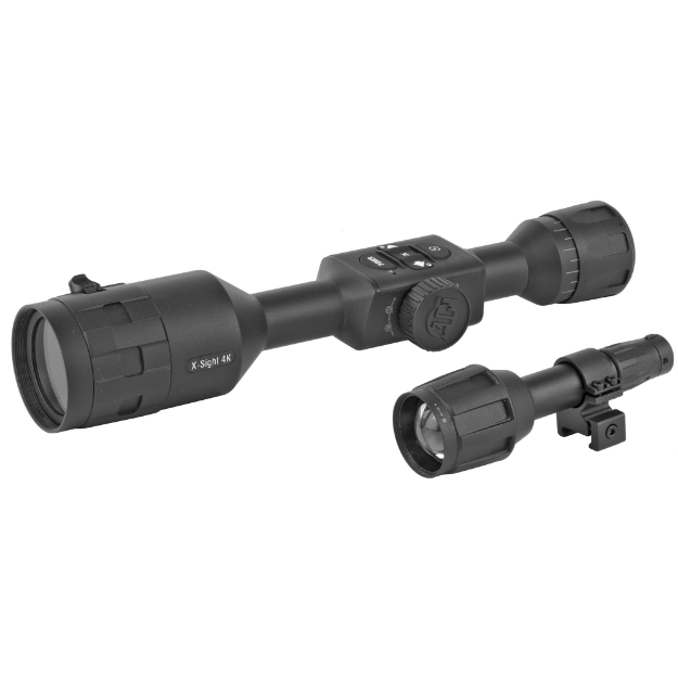 Picture of ATN X-Sight 4K Pro  Smart HD Optics  3-14x  Obsidian IV Dual Core  Day/Night Mode  1080 Display  Record Video  Captures Pictures  WiFi  GPS  Black Finish  Includes 30mm Rings DGWSXS3144KP