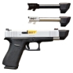 Picture of Backup Tactical Compensator  9MM  For GLOCK 43X/48  Threaded 1/2X28  Black G43XG48COMP-BLK