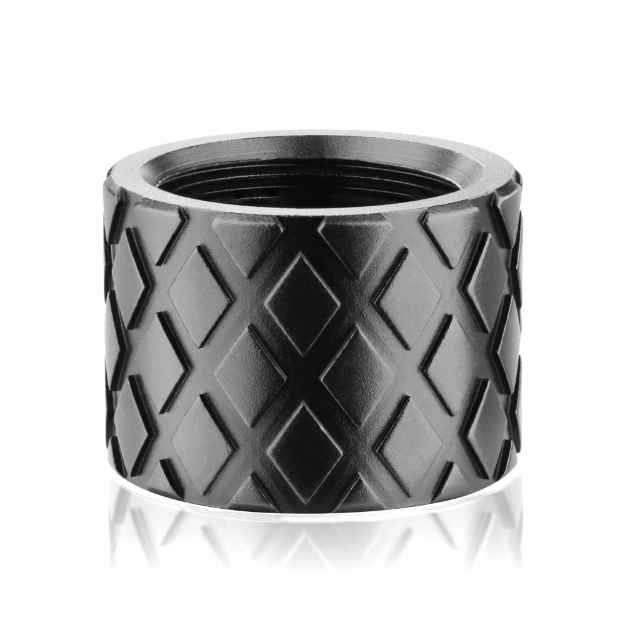Picture of Backup Tactical Hash Marks  Pistol Thread Protector  Black Finish  1/2 x 28 RH HASH-BLK
