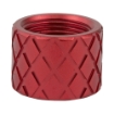 Picture of Backup Tactical Hash Marks  Pistol Thread Protector  Red Finish  1/2 x 28 RH HASH-RED