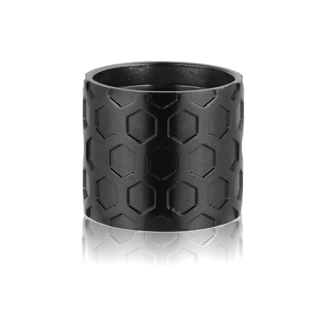 Picture of Backup Tactical Honeycomb  Rifle Thread Protector  223Rem  Black Finish  1/2 x 28 RH HCOMB-BLK223