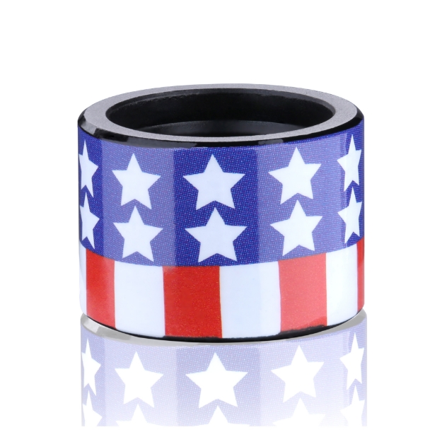 Picture of Backup Tactical Pistol Thread Protector  American Flag Finish  1/2X28 FLAG