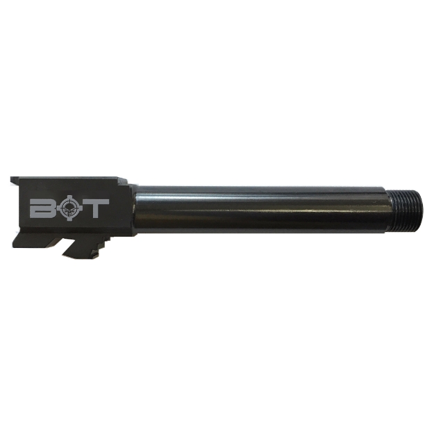 Picture of Backup Tactical Threaded Barrel  9MM  For Glock 19  Black Finish  Barrel Ships with 1 DIAMONDS-BLK Color Matching Thread Protector G19TB-BLK
