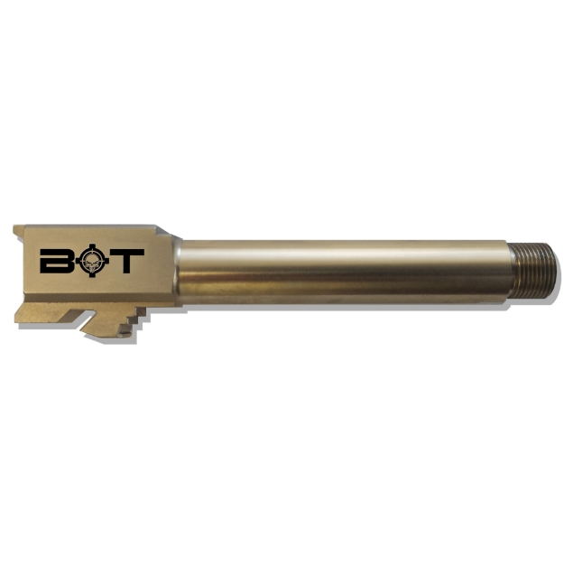 Picture of Backup Tactical Threaded Barrel  9MM  For Glock 19  Flat Dark Earth Finish  Barrel Ships with 1 CYL-FDE Color Matching Thread Protector G19TB-FDE