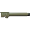 Picture of Backup Tactical Threaded Barrel  9MM  For Glock 19  OD Green Finish  Barrel Ships with 1 FRAG-ODG Color Matching Thread Protector G19TB-ODG