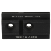 Picture of Badger Ordnance C1 12 O'Clock Top Optical Platform  Fits Aimpoint Acro  For Use with C1 Arc  Anodized Finish  Black 700-16B