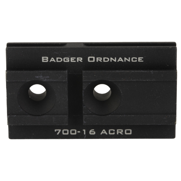 Picture of Badger Ordnance C1 12 O'Clock Top Optical Platform  Fits Aimpoint Acro  For Use with C1 Arc  Anodized Finish  Black 700-16B