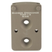 Picture of Badger Ordnance C1 12 O'Clock Top Optical Platform  Fits Trijicon RMR  For Use with C1 Arc  Anodized Finish  Tan 700-13