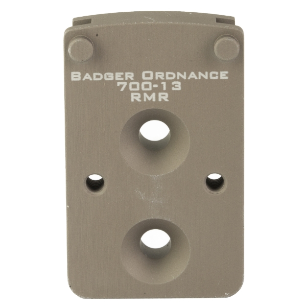 Picture of Badger Ordnance C1 12 O'Clock Top Optical Platform  Fits Trijicon RMR  For Use with C1 Arc  Anodized Finish  Tan 700-13
