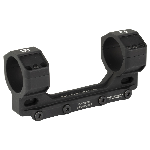 Picture of Badger Ordnance Condition One Max  Mount  35mm  1.54" Height  20 MOA  Fits Picatinny  Anodized Finish  Black 154-352KB