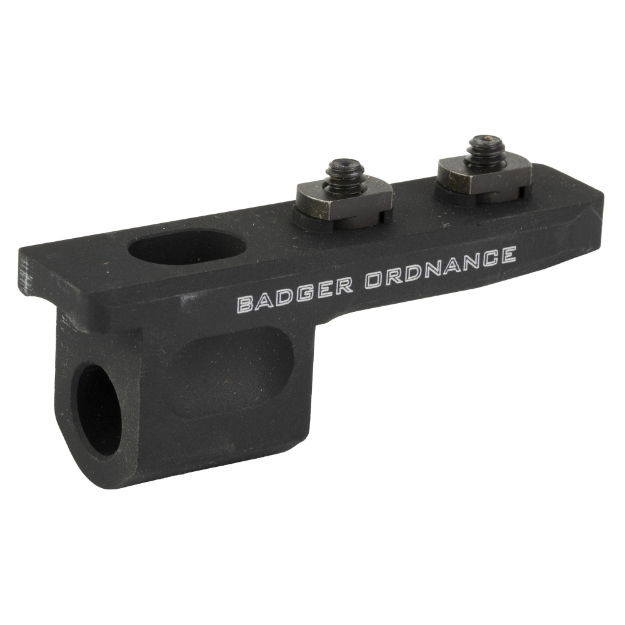Picture of Badger Ordnance Low Profile Harris Mount  For Harris BRM-S Bipod  Fits M-LOK Attachments  Anodized Finish  Black 588-01