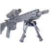 Picture of Badger Ordnance LPBK Enhanced Bipod  Fits M-LOK  6"-9" Adjustable Length  Black 588-01A