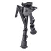 Picture of Badger Ordnance LPBK Enhanced Bipod  Fits Picatinny  6"-9" Adjustable Length  Black 534-01A