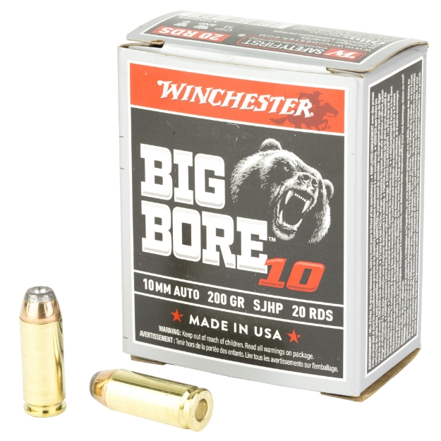 Picture of Winchester Ammunition Big Bore  10MM  200 Grain  Jacketed Soft Point  20 Round Box X10MMBB