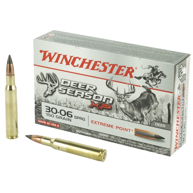 Picture of Winchester Ammunition Deer Season  30-06  150 Grain  Extreme Point Polymer Tip  20 Round Box X3006DS