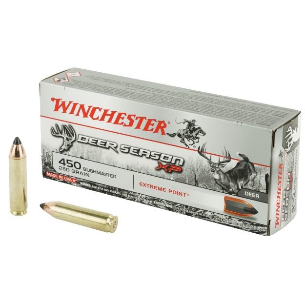 Picture of Winchester Ammunition Deer Season  450 BUSHMASTER  250 Grain  Poly Tip  20 Round Box X450DS