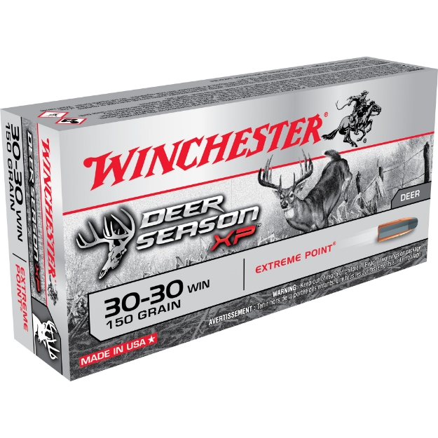 Picture of Winchester Ammunition DEER SEASON XP  30-30 Winchester  150 Grain  Ballistic Tip  20 Round Box X3030DS