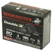 Picture of Winchester Ammunition Double X Magnum Turkey  20 Gauge  3"  #5  1.25oz.  Shotshell  10 Round Box X203XCT5