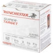 Picture of Winchester Ammunition Super Target  Heavy Target Load  12 Gauge 2.75"  #7.5  1 1/8 oz  25 Round Box TRGT12M7