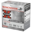 Picture of Winchester Ammunition Super-X  12 Gauge  2.75"  #6  1.25 oz.  Shotshell  25 Round Box X126