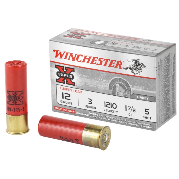 Picture of Winchester Ammunition Super-X  12 Gauge  3"  #5  1.875 oz.  Shotshell  10 Round Box X123MT5