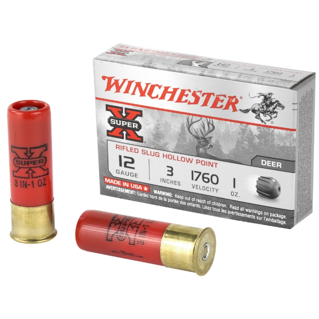 Picture of Winchester Ammunition Super-X  12 Gauge  3"  1 oz.  Slug  5 Round Box X123RS15