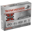 Picture of Winchester Ammunition Super-X  20 Gauge  2.75"  3 Buck  Buckshot  20 Pellets 5 Round Box XB203