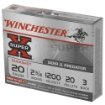 Picture of Winchester Ammunition Super-X  20 Gauge  2.75"  3 Buck  Buckshot  20 Pellets 5 Round Box XB203