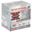 Picture of Winchester Ammunition Super-X  20 Gauge  2.75"  Heavy Game Load  #6  1 oz.  Shotshell  25 Round Box XU20H6