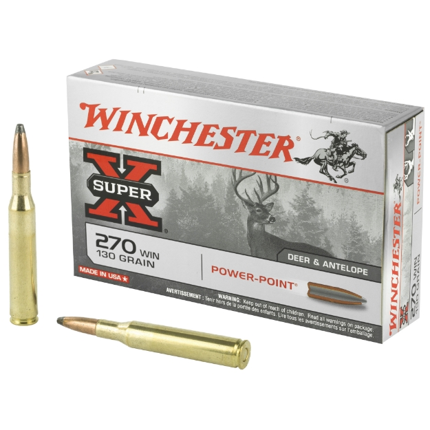 Picture of Winchester Ammunition Super-X  270WIN  130 Grain  Power Point  20 Round Box X2705