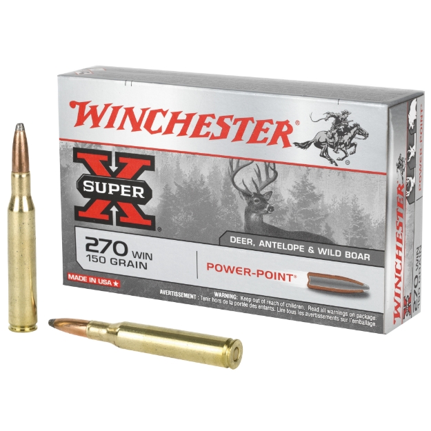 Picture of Winchester Ammunition Super-X  270Win  150 Grain  Power Point  20 Round Box X2704