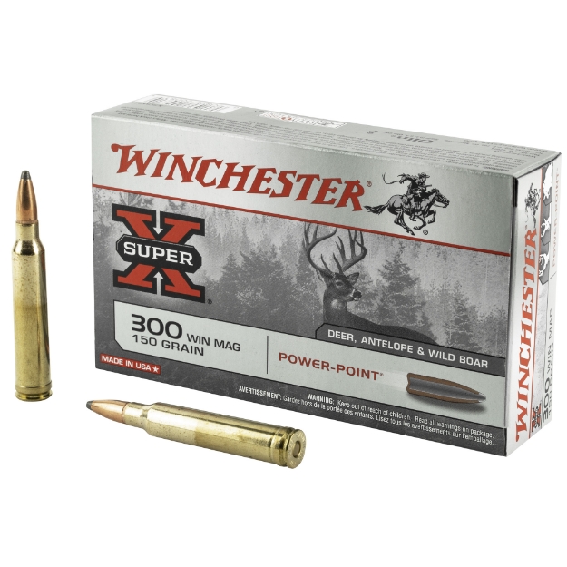 Picture of Winchester Ammunition Super-X  300 WIN MAG  150 Grain  Power Point  20 Round Box X30WM1